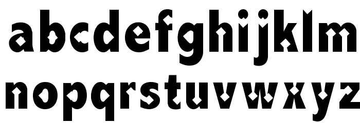 Prickly Pear Font LOWERCASE