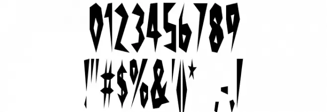 PricklyPear Font OTHER CHARS