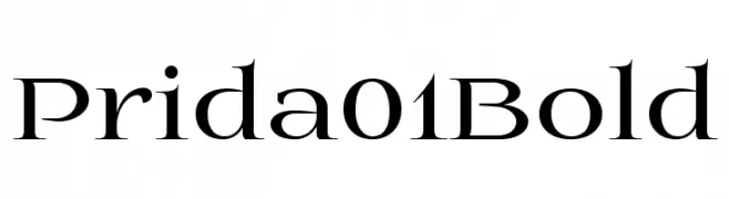 Prida01Bold  Frei Schriftart Herunterladen