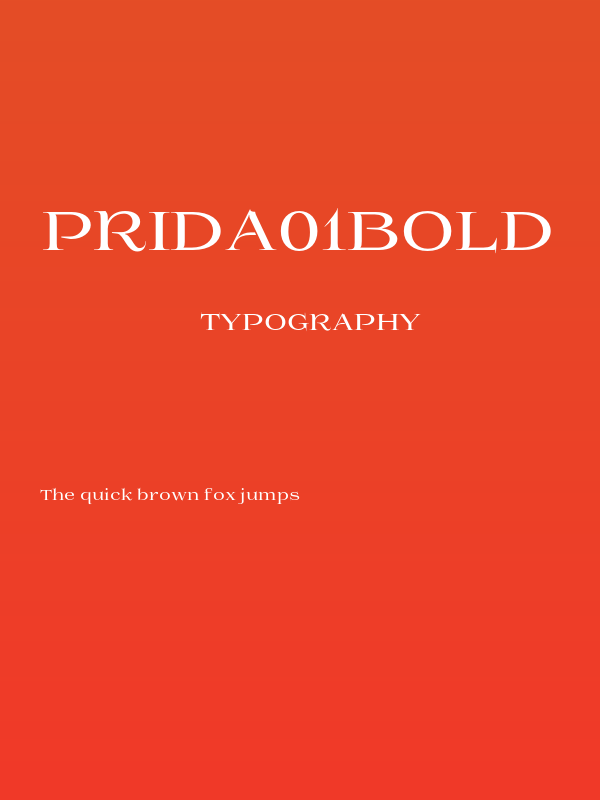 Prida01Bold Poster
