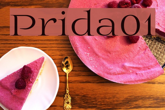 Prida01 Font examples