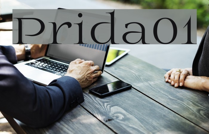 Prida01 Font examples