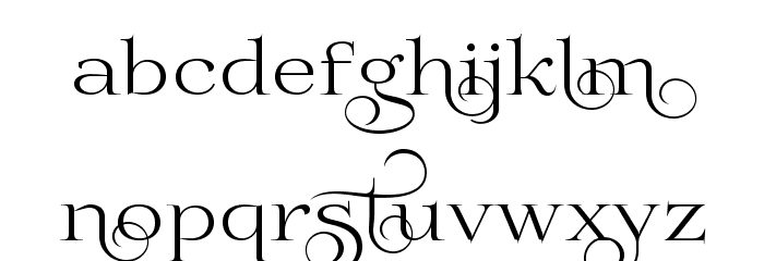 Prida02Calt Font LOWERCASE