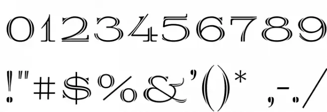 Prida36 Font OTHER CHARS