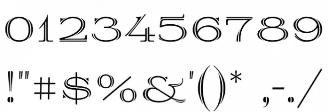 Prida36 Font OTHER CHARS