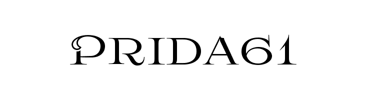 Prida61  नि: शुल्क फ़ॉन्ट्स डाउनलोड