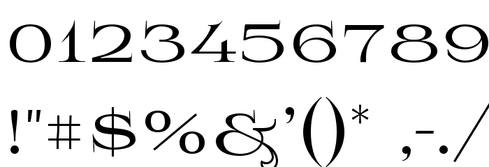 Prida61 Font OTHER CHARS