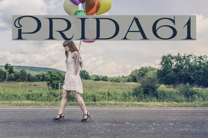 Prida61 Font examples