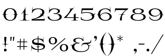 Prida65 Font OTHER CHARS