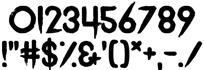 Pride Cometh Font OTHER CHARS