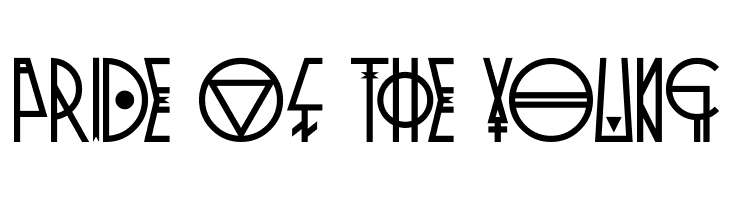 Pride Of The Young Font