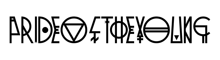 Pride Of The Young  font caratteri gratis