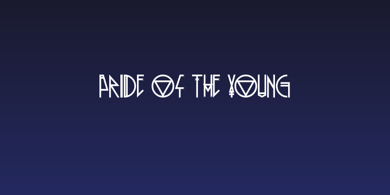 Pride Of The Young Social Header