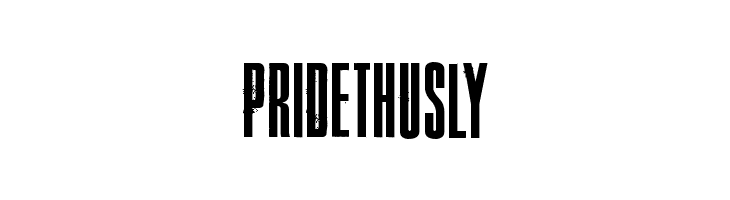 Pride Thusly  नि: शुल्क फ़ॉन्ट्स डाउनलोड