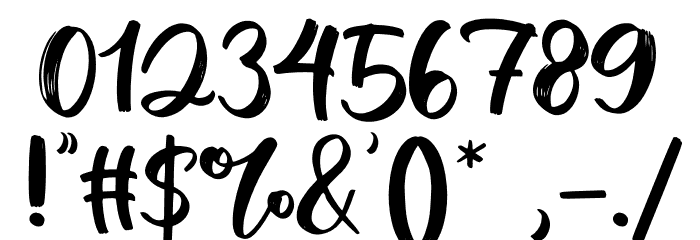 Pride Font OTHER CHARS