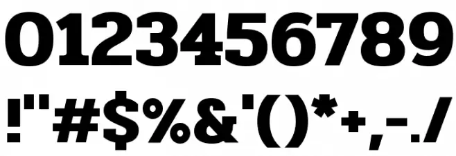 Pridi Bold Font OTHER CHARS