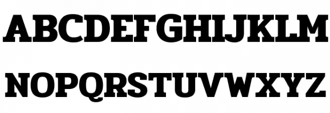 Pridi Bold Schriftart Groß