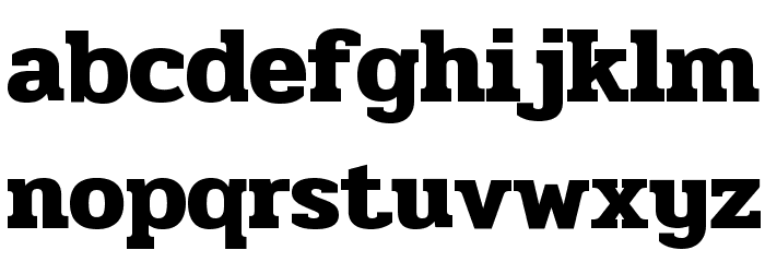 Pridi Bold Font LOWERCASE