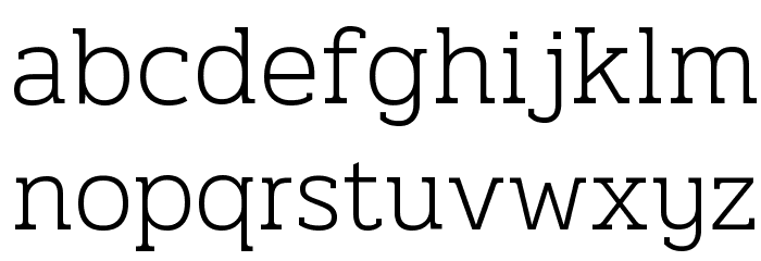 Pridi ExtraLight Font LOWERCASE