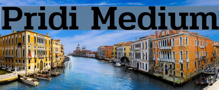 Pridi Medium Font examples