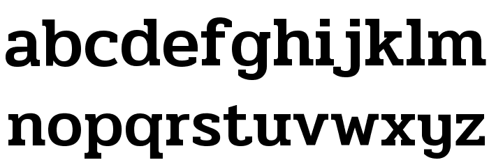Pridi Medium Font LOWERCASE