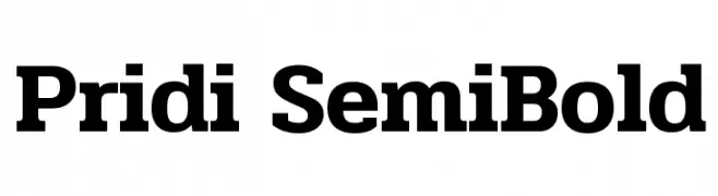 Pridi SemiBold  フリーフォントのダウンロード