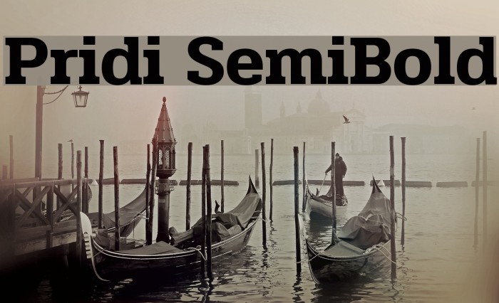 Pridi SemiBold Font examples