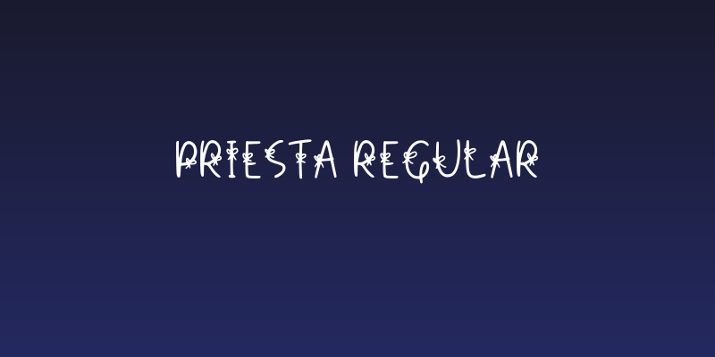 Priesta Regular Social Header