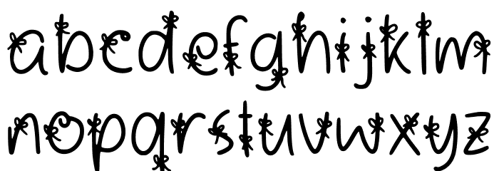 Priesta Regular Font LOWERCASE