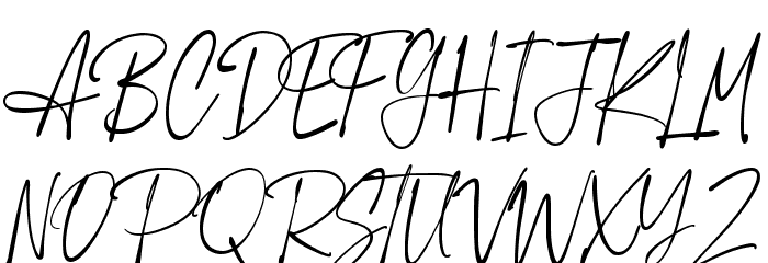 Priestacy Font UPPERCASE