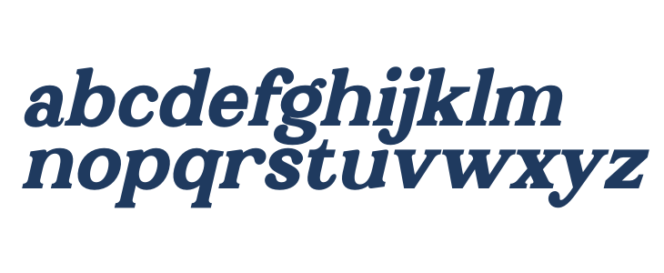 Prigille Hands Italic Lowercase