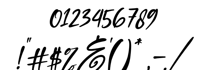 Prilista Delrosa Italic Font OTHER CHARS