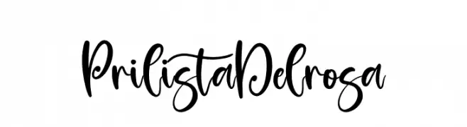 Prilista Delrosa  تنزيل الخطوط