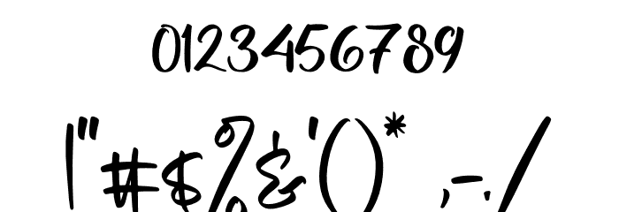 Prilistale Font OTHER CHARS