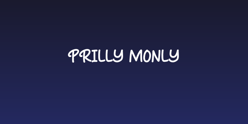 Prilly Monly Social Header