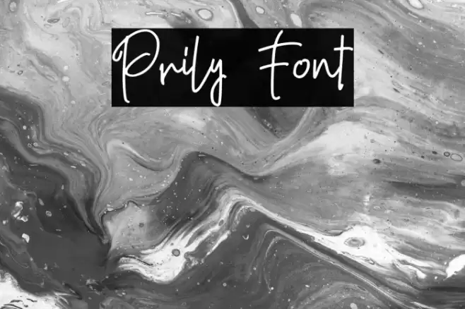 Prily Font examples