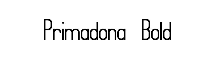Primadona Bold  font caratteri gratis