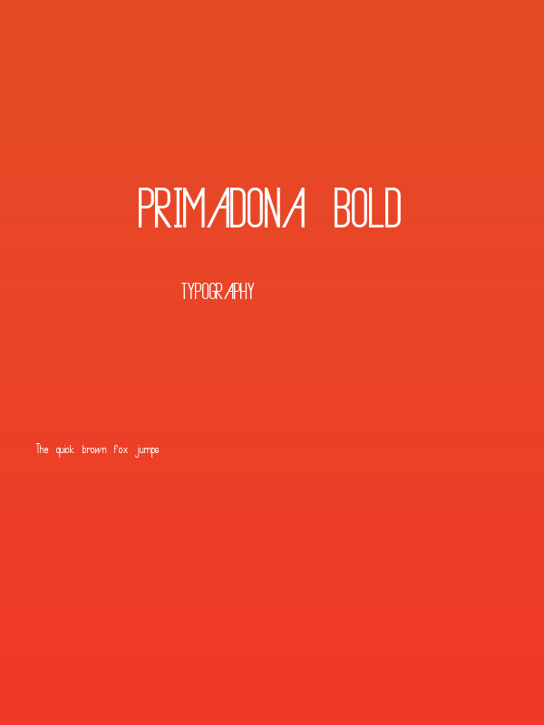 Primadona Bold Poster