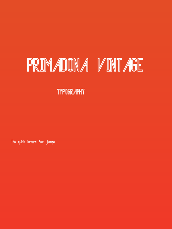Primadona Vintage Poster