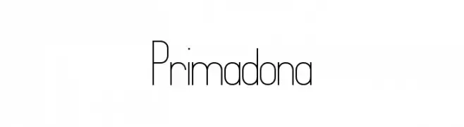Primadona  नि: शुल्क फ़ॉन्ट्स डाउनलोड