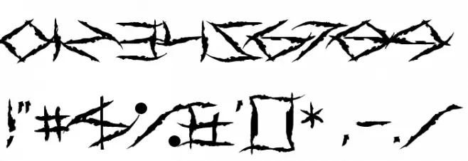 Primal Dream Font OTHER CHARS