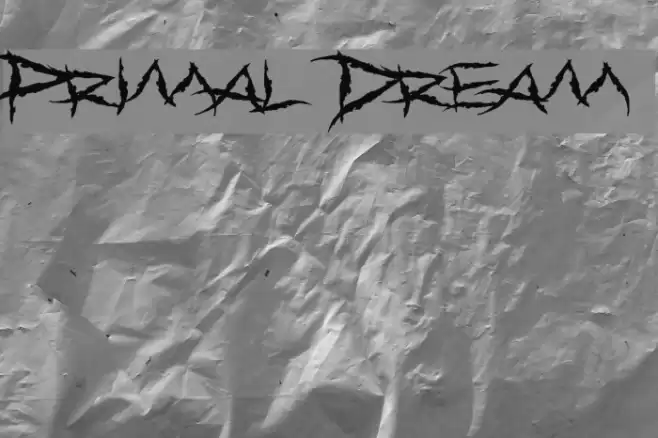 Primal Dream Font examples