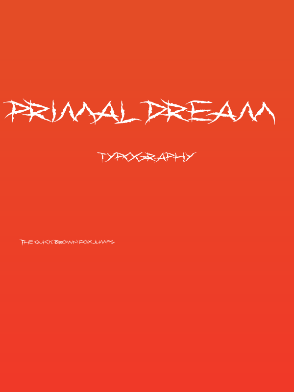 Primal Dream Poster