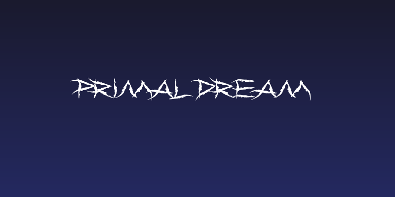 Primal Dream Social Header
