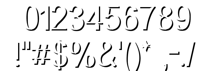 Primary Elector Platinum Font OTHER CHARS