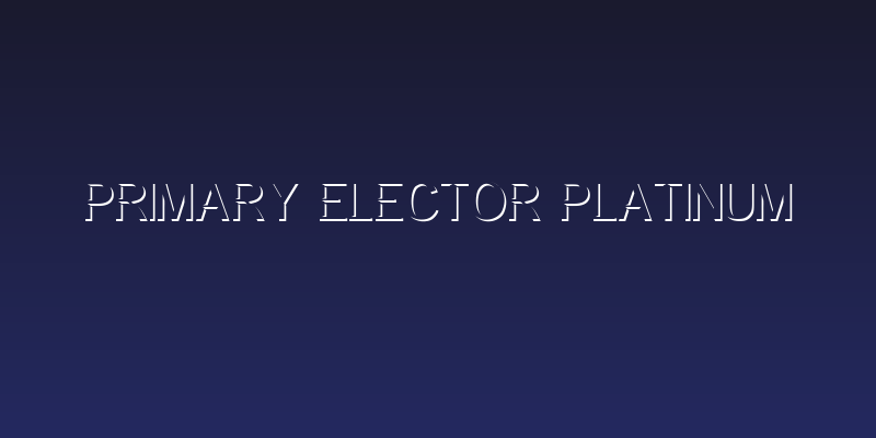 Primary Elector Platinum Social Header