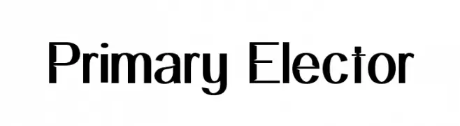Primary Elector  Fuentes Gratis Descargar