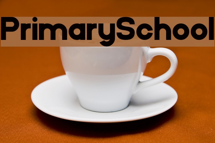 PrimarySchool फ़ॉन्ट examples