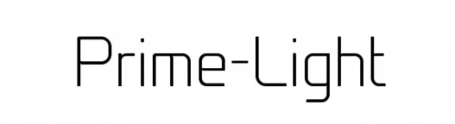 Prime-Light  नि: शुल्क फ़ॉन्ट्स डाउनलोड