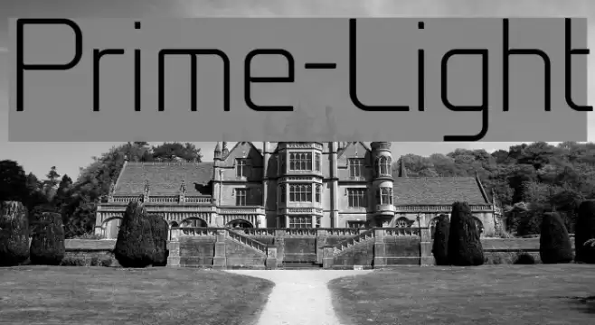 Prime-Light Font examples
